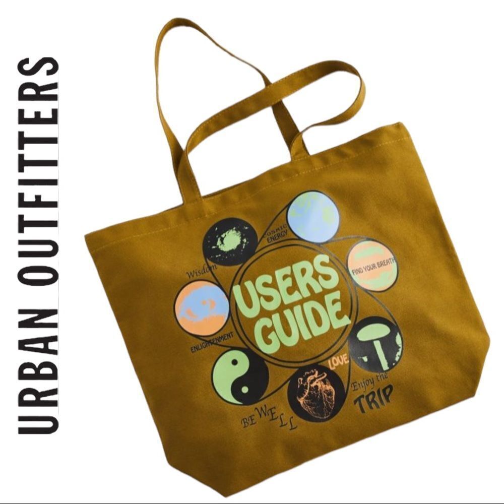 NEW Urban Outfitters UO Coney Island Picnic Users Guide Tote Bag